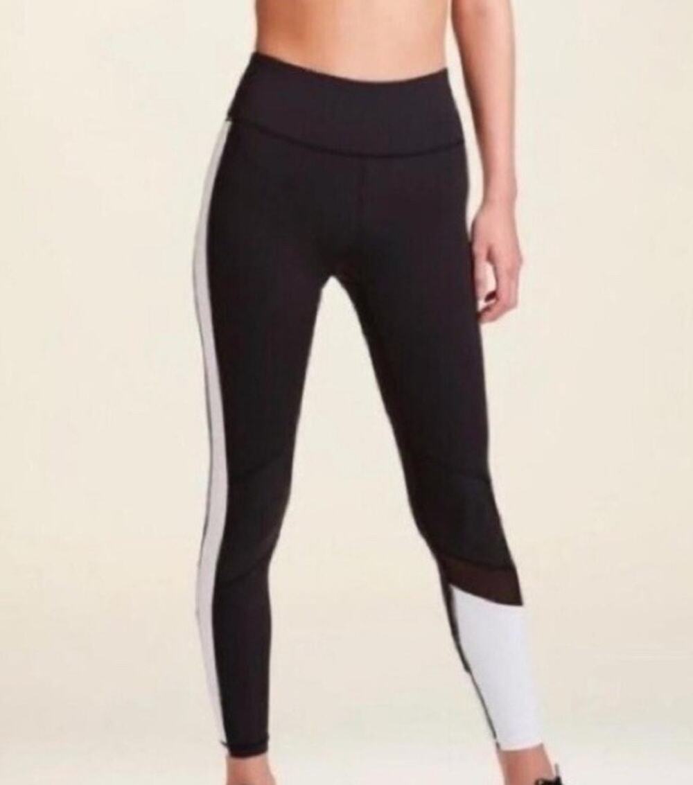 Alala Raya Rib Leggings Sz M Gym Alo Yoga Work Out Anthropologie Athleisure